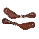 Fort Worth Spur Straps Ladies / Chestnut Fort Worth Spur Straps Barbed Wire Series