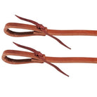 Forth Worth Reins 7ft / Harness Fort Worth Split Reins Leather Popper