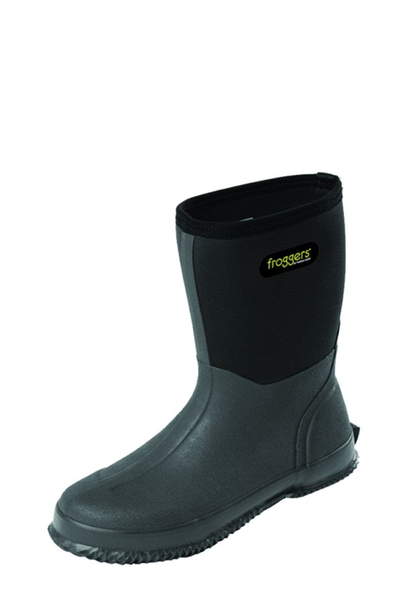 Froggers Mens Boots & Shoes MEN 9 / Black Froggers Mens Scrub Boot Waterproof