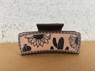 G Country Hair Accessories Tooled Print Country Claw Clip