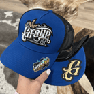 G Four Caps GFOUR Cap Mid Rise Trucker Cobalt