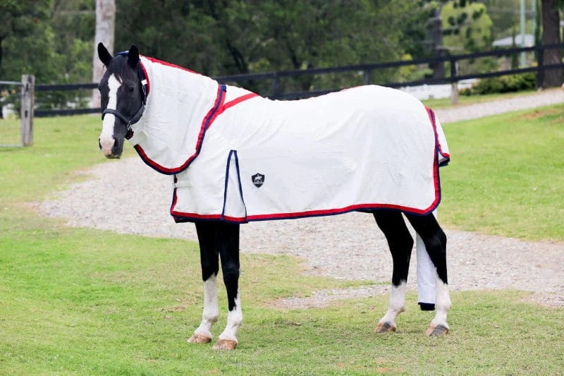 Gala Equine Summer Horse Rugs 5ft6 / Navy/Red Gala Equine Flag Combo