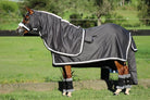 Gala Equine Summer Horse Rugs 6ft3 / Black Gala Equine Show Set with Surcingle with Platinum & Black Trim