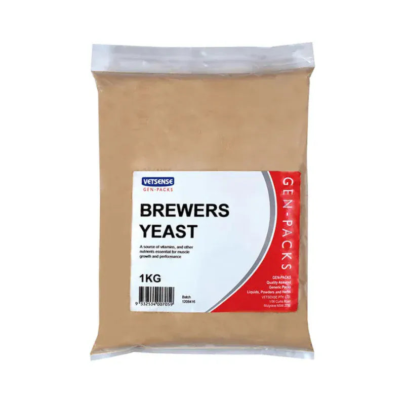 Gen Packs Vet - Feed 1kg Gen Packs Brewers Yeast