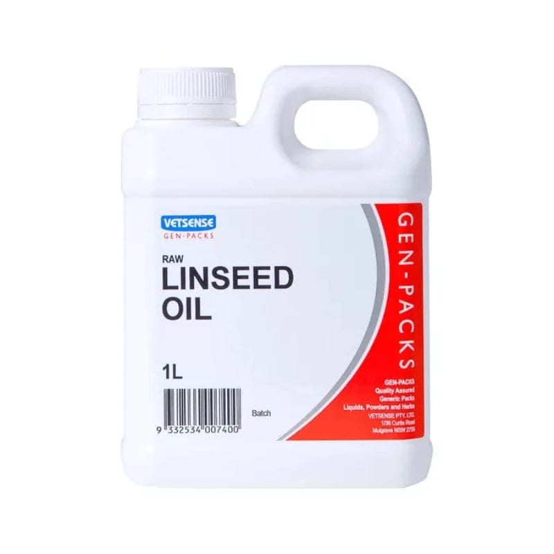Gen Packs Vet & Feed 1L Linseed Oil (GPLO37400)