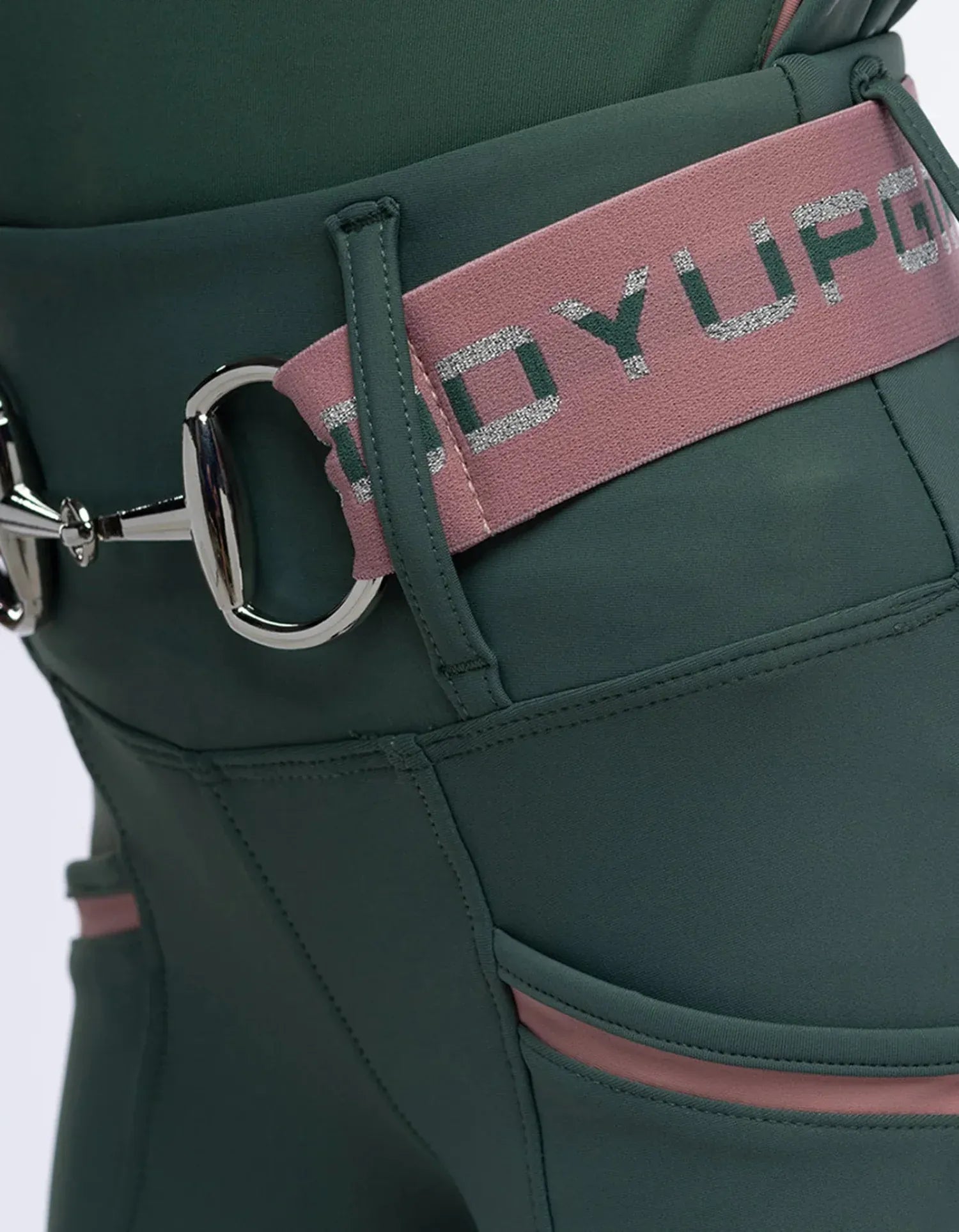 Giddy Up Girl Kids Belts Sage Green Giddy Up Girl Belt Juliette Snaffle Bit