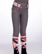 Giddy Up Girl Kids Jodhpurs - Breeches 04 / Pink/Grey Giddy Up Girl Tights Girls Ivy