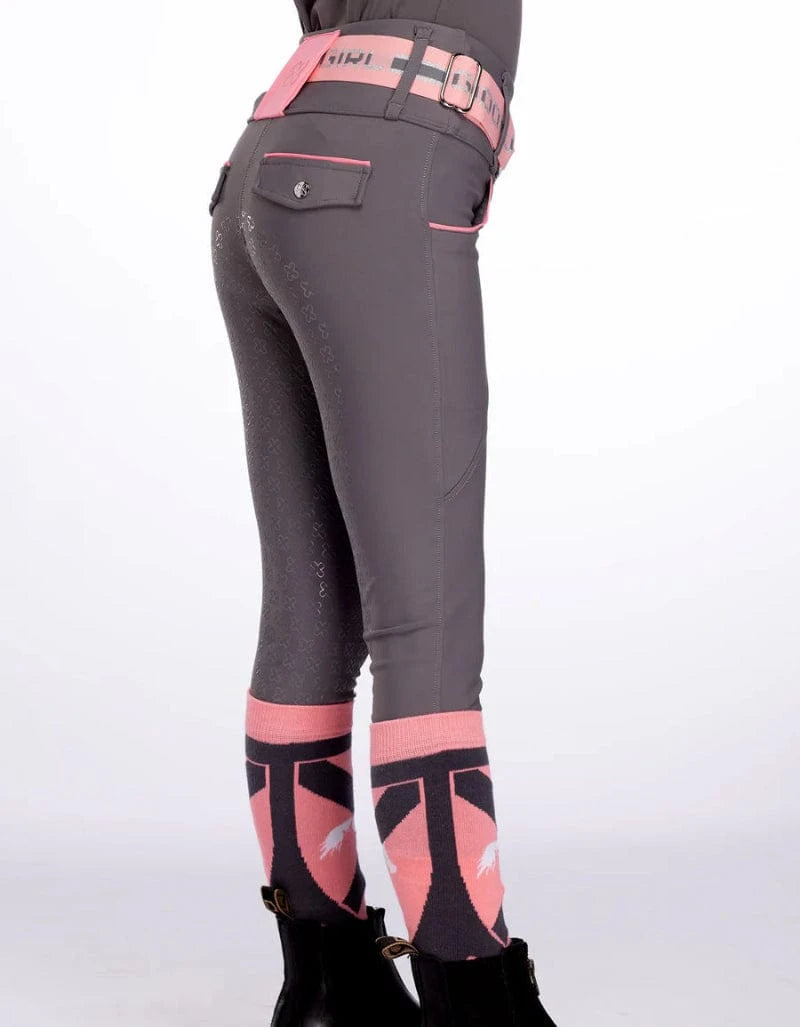 Giddy Up Girl Kids Jodhpurs - Breeches Giddy Up Girl Tights Girls Ivy