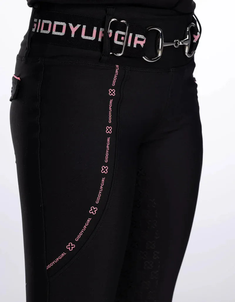 Giddy Up Girl Kids Jodhpurs - Breeches Giddy Up Girl Tights Girls Remi