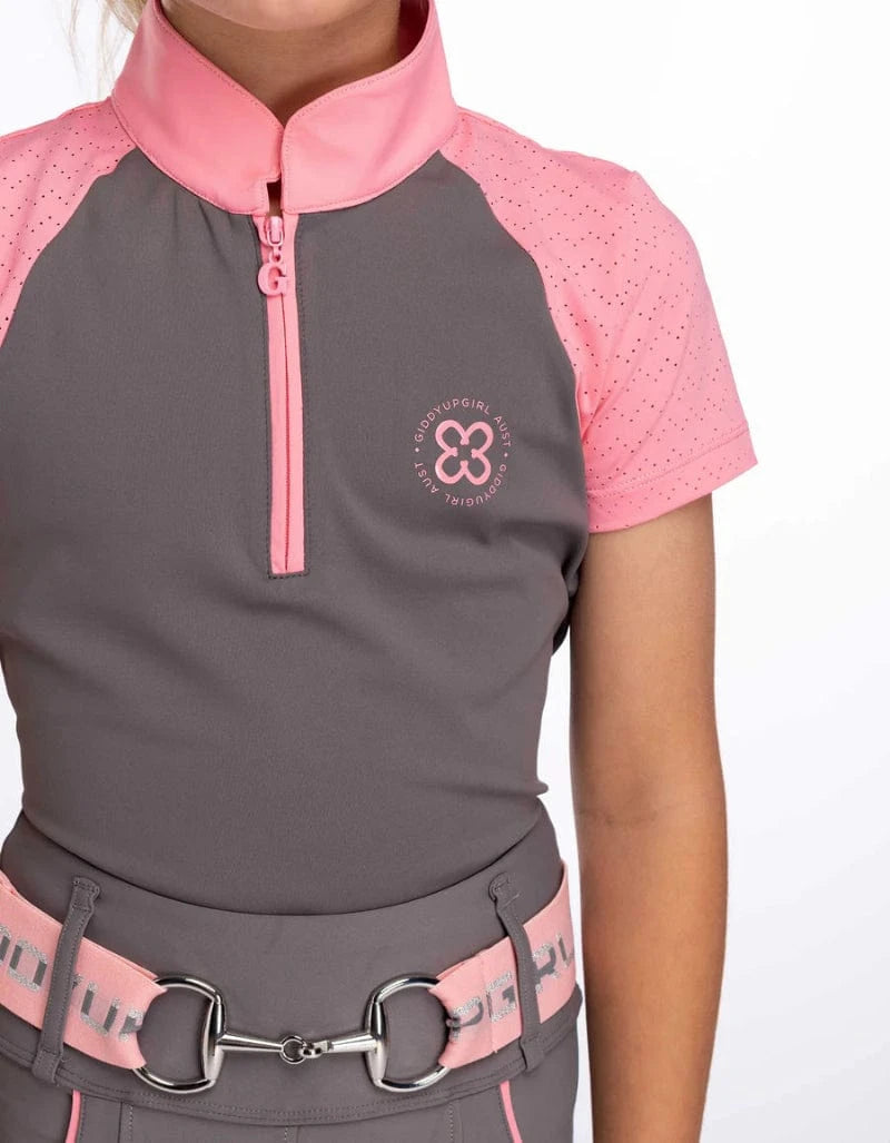 Giddy Up Girl Kids Riding Tops - Jackets Giddy Up Girl Shirt Girls Ivy