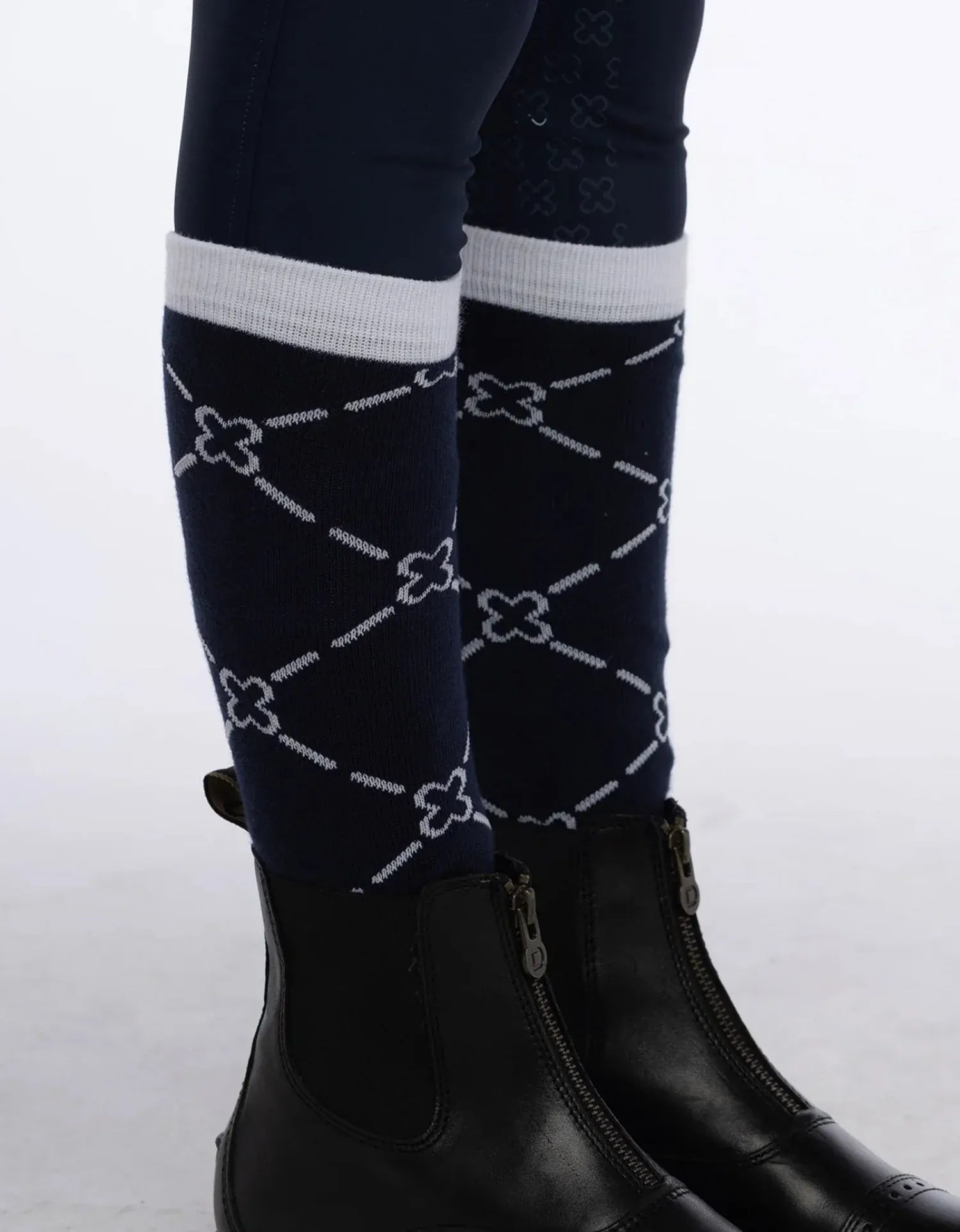 Giddy Up Girl Socks Navy Giddy Up Girl Socks Cecelia