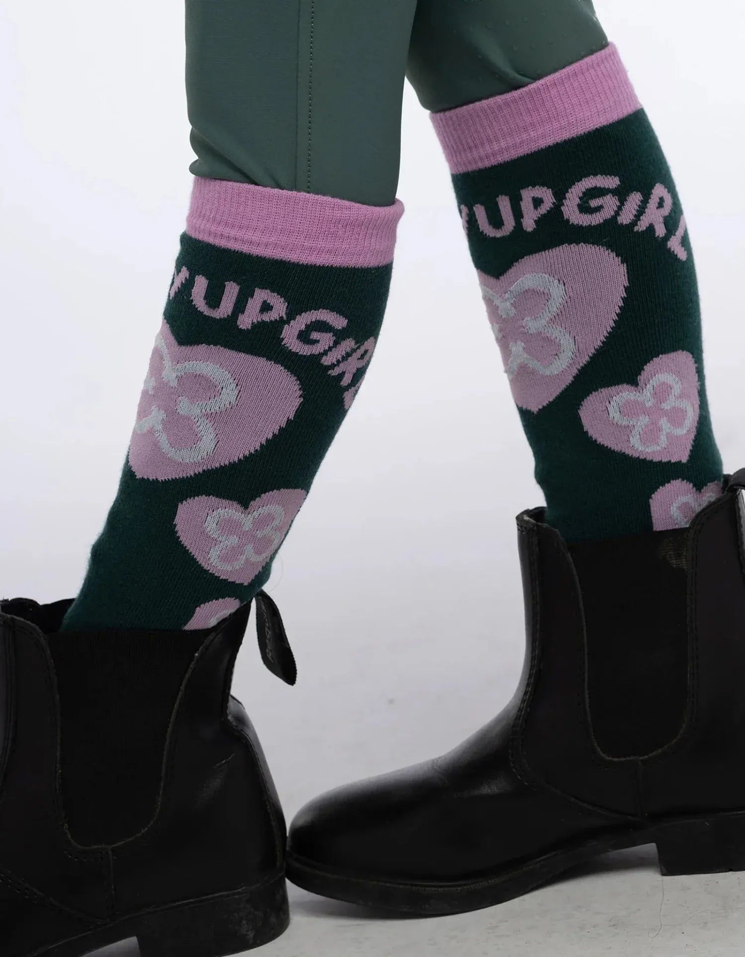 Giddy Up Girl Socks Sage Green Giddy Up Girl Socks Juliette