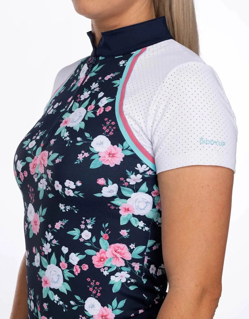 Giddy Up Girl Womens Riding Tops - Jackets Giddy Up Girl Top Womens Delilah Floral Flow