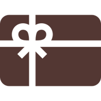 Gift card icon with a green ribbon on a transparent background