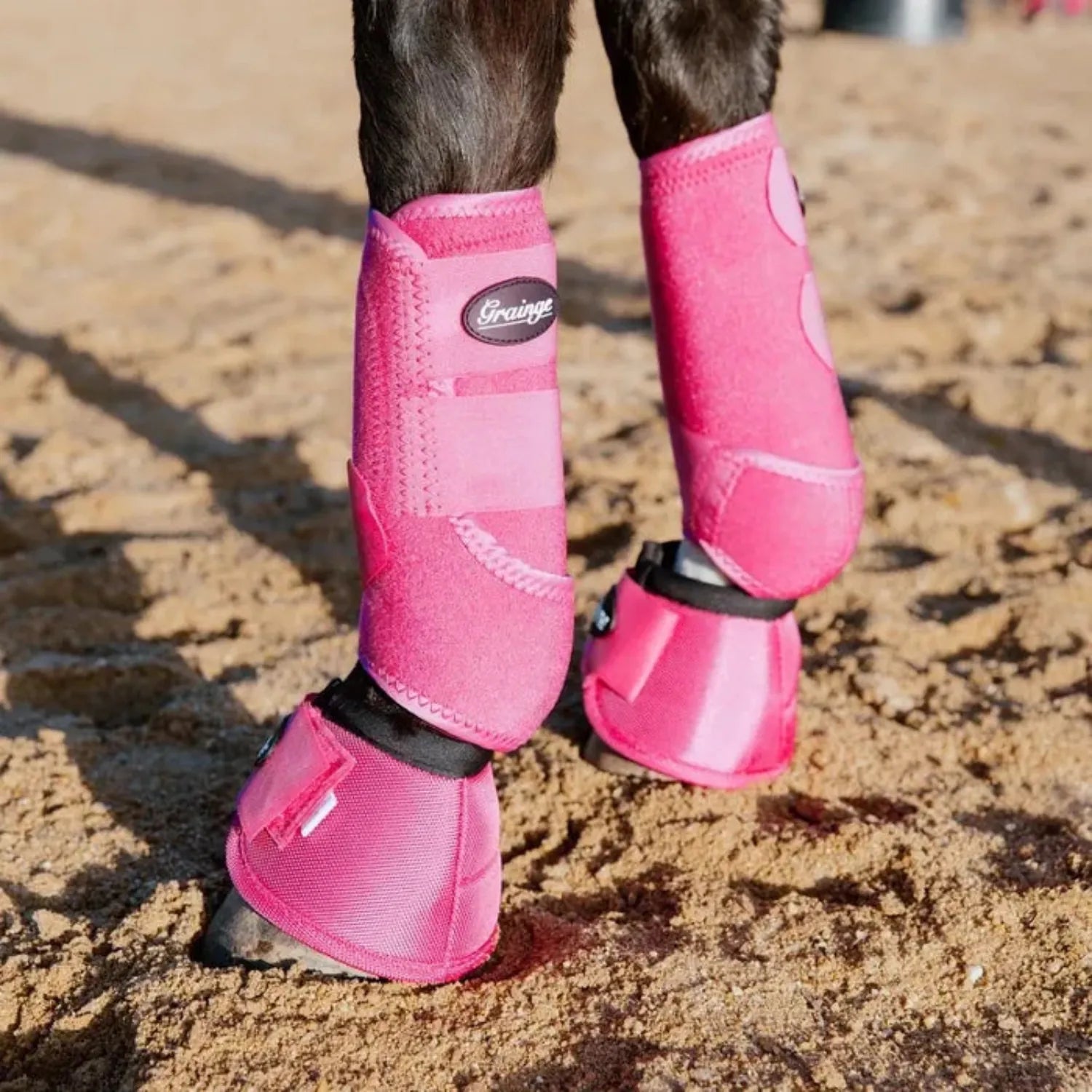 Grainge Horse Boots - Bandages Large / Fuchsia Grainge Sport Horse Boots