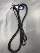 Grainge Reins Full / Black Grainge Reins Elite Eventing Rubber Backed