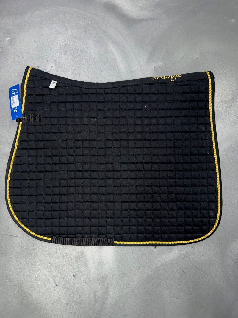 Grainge Saddle Pads English Full / Black/Gold Grainge Deluxe All Purpose Saddlecloth