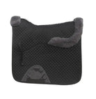 Grainge Saddle Pads English Full / Black/Grey Grainge Sheepskin Dressage Saddlecloth