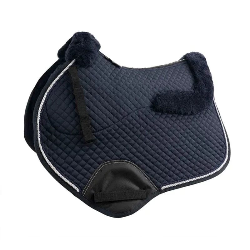 Grainge Saddle Pads English Full / Navy/Navy Grainge Jump Saddle Pad with Sheepskin (GRJSCSK)