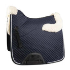 Grainge Saddle Pads English Full / Navy/White Grainge Sheepskin Dressage Saddlecloth