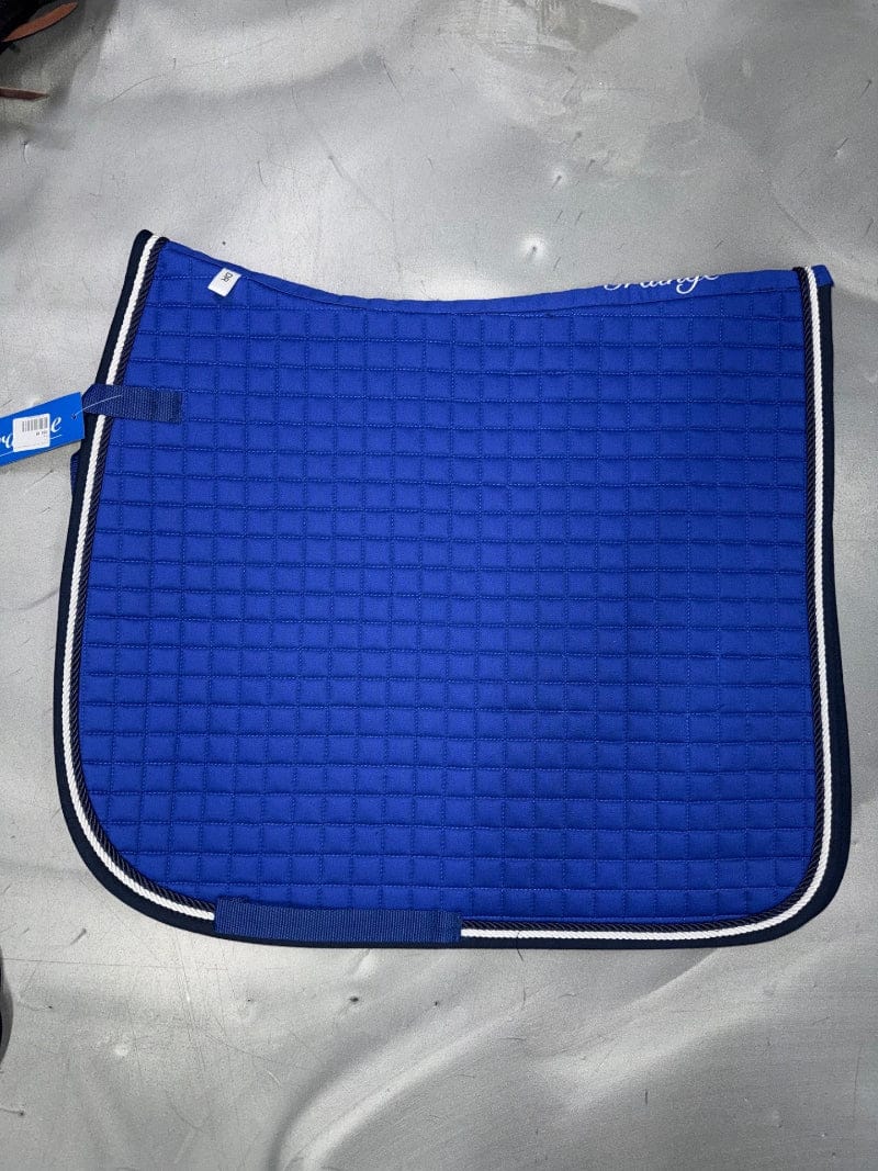 Grainge Saddle Pads English Full / Royal/White Grainge Deluxe Dressage Saddle Pad