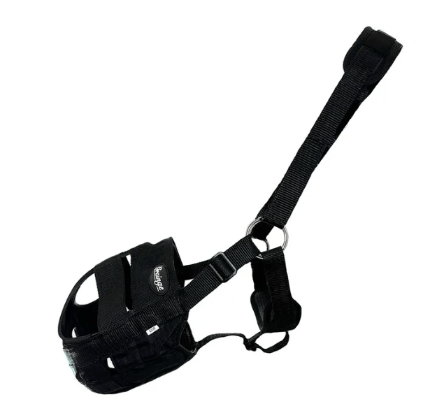 Grainge Stable - Tack Room Accessories Cob / Black Grainge Muzzle Padded Airflow