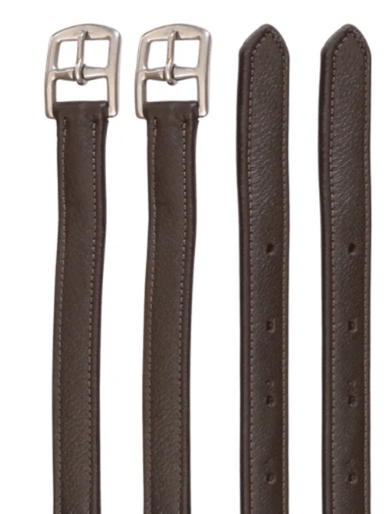 Grainge Stirrup Leathers 145cm / Dark Brown Grainge Stirrup Leathers Softy