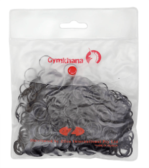 Gymkhana Grooming Black Gymkhana Rubber Bands