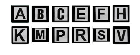 Gympie Saddleworld Arena Dressage Marker Letter