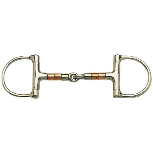 Gympie Saddleworld Bits 12.5cm Race Dee Bit with Copper & SS Roller (BIT2690)