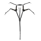 Gympie Saddleworld Breastplates - Martingales Cob / Black Jeremy and Lord Five Point Breastplate
