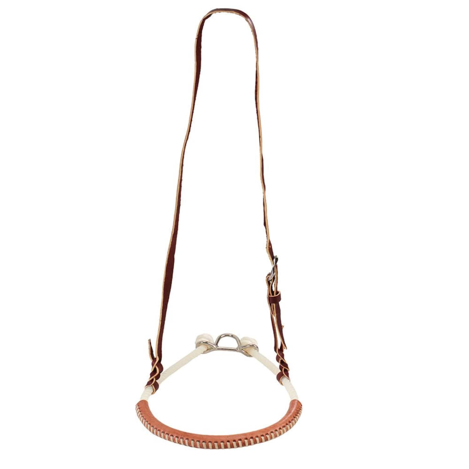 Gympie Saddleworld Bridles Weaver Noseband Leather Cover Single Rope