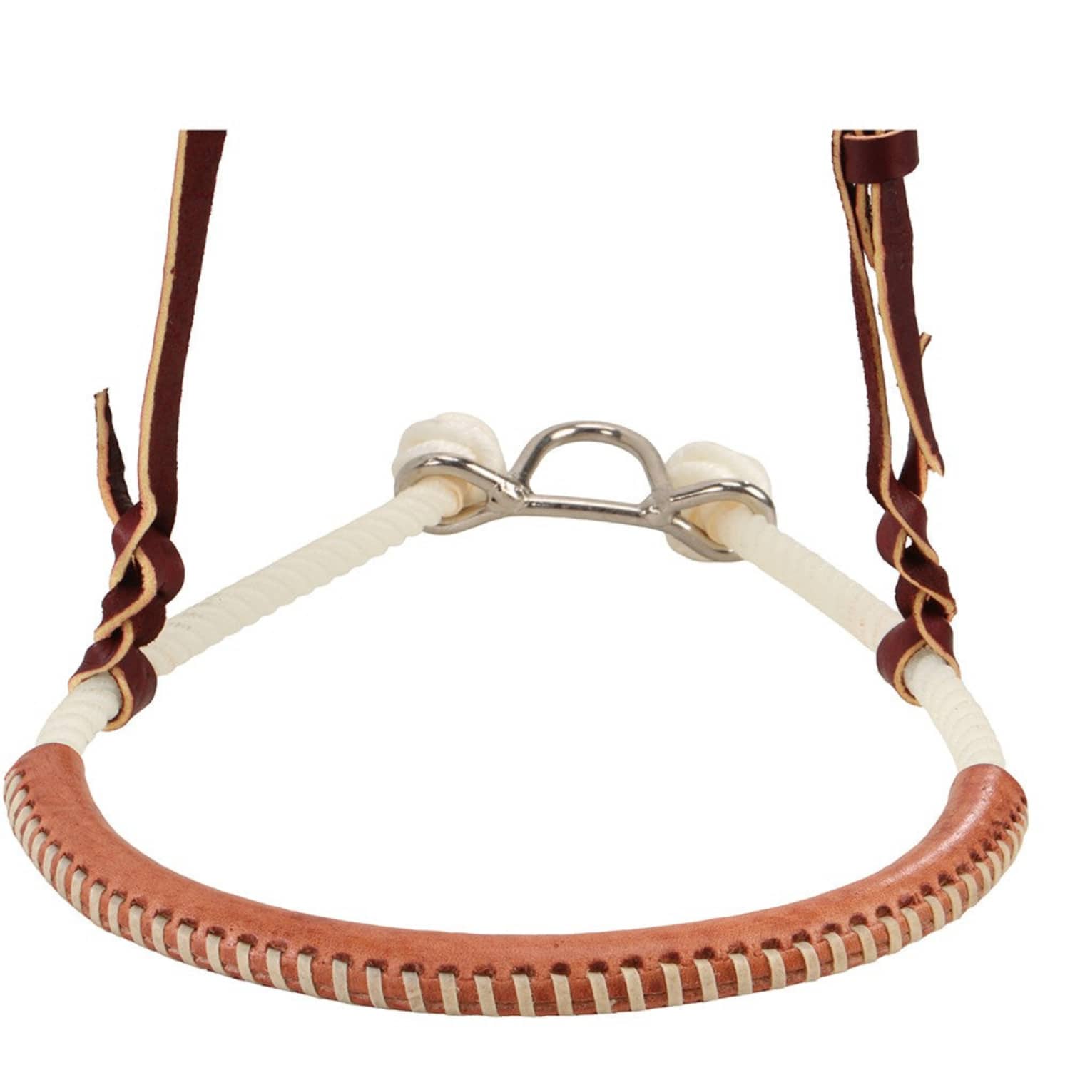 Gympie Saddleworld Bridles Weaver Noseband Leather Cover Single Rope