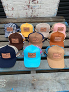 Gympie Saddleworld Caps Assorted Gympie Saddleworld Trucker Cap with Leather Patch