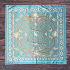 Gympie Saddleworld & Country Clothing Bandanas - Scarves 36x36in / Turquoise Wild Rag Western Cowboy Print