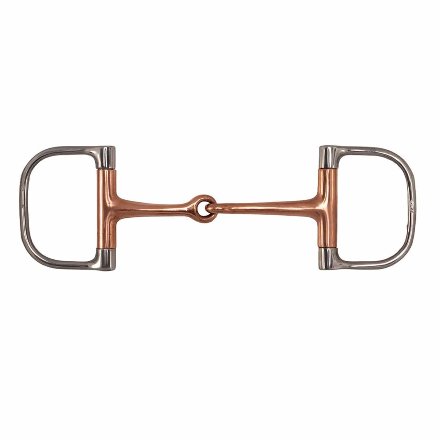 Gympie Saddleworld & Country Clothing Bits Cob/12.5cm Race Dee Bit with Thin Copper Mouth