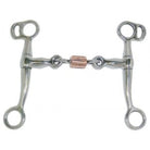 Gympie Saddleworld & Country Clothing Bits Cob/12.5cm Training Bit Shank 3 Piece with Copper Roller