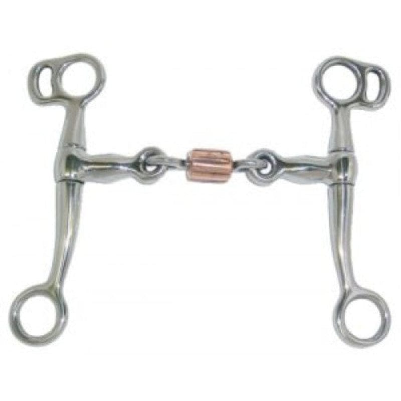 Gympie Saddleworld & Country Clothing Bits Cob/12.5cm Training Bit Shank 3 Piece with Copper Roller