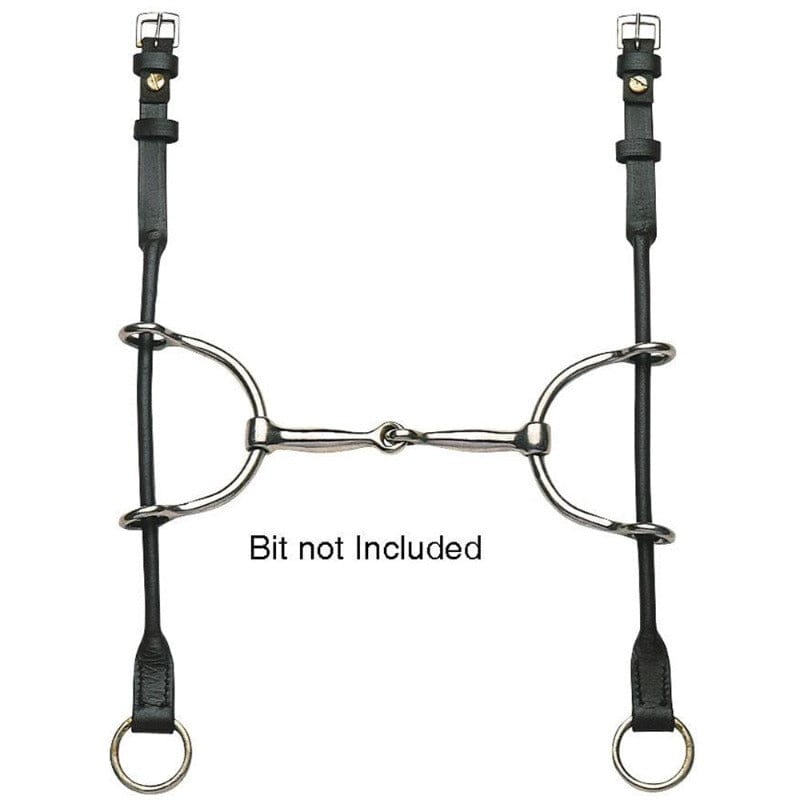 Gympie Saddleworld & Country Clothing Bits Rolled Leather Gag Cheek Straps (BIT8600)