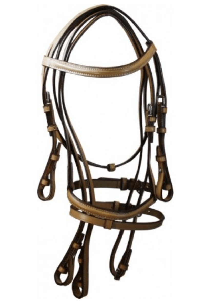 Gympie Saddleworld & Country Clothing Bridles Miniature Bridle Raised Browband Natural (172308A)