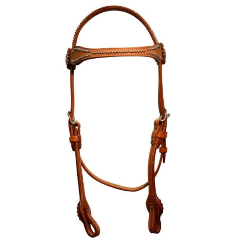 Gympie Saddleworld & Country Clothing Bridles Natural Fort Worth Texas Star Headstall