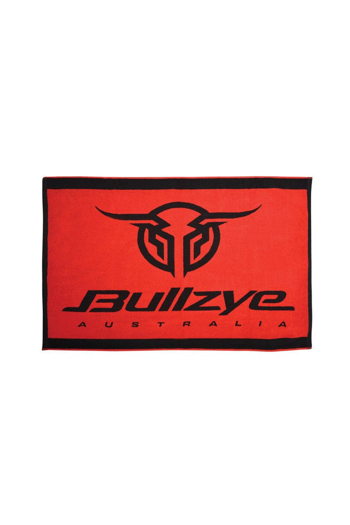 Gympie Saddleworld & Country Clothing Gifts & Homewares Red Bullzye Logo Towel