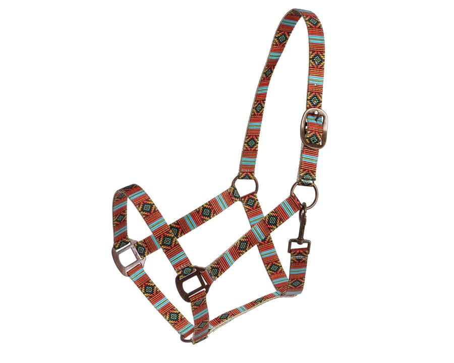 Gympie Saddleworld & Country Clothing Halters Halter with Copper Hardware Nicoma (FOR3800)