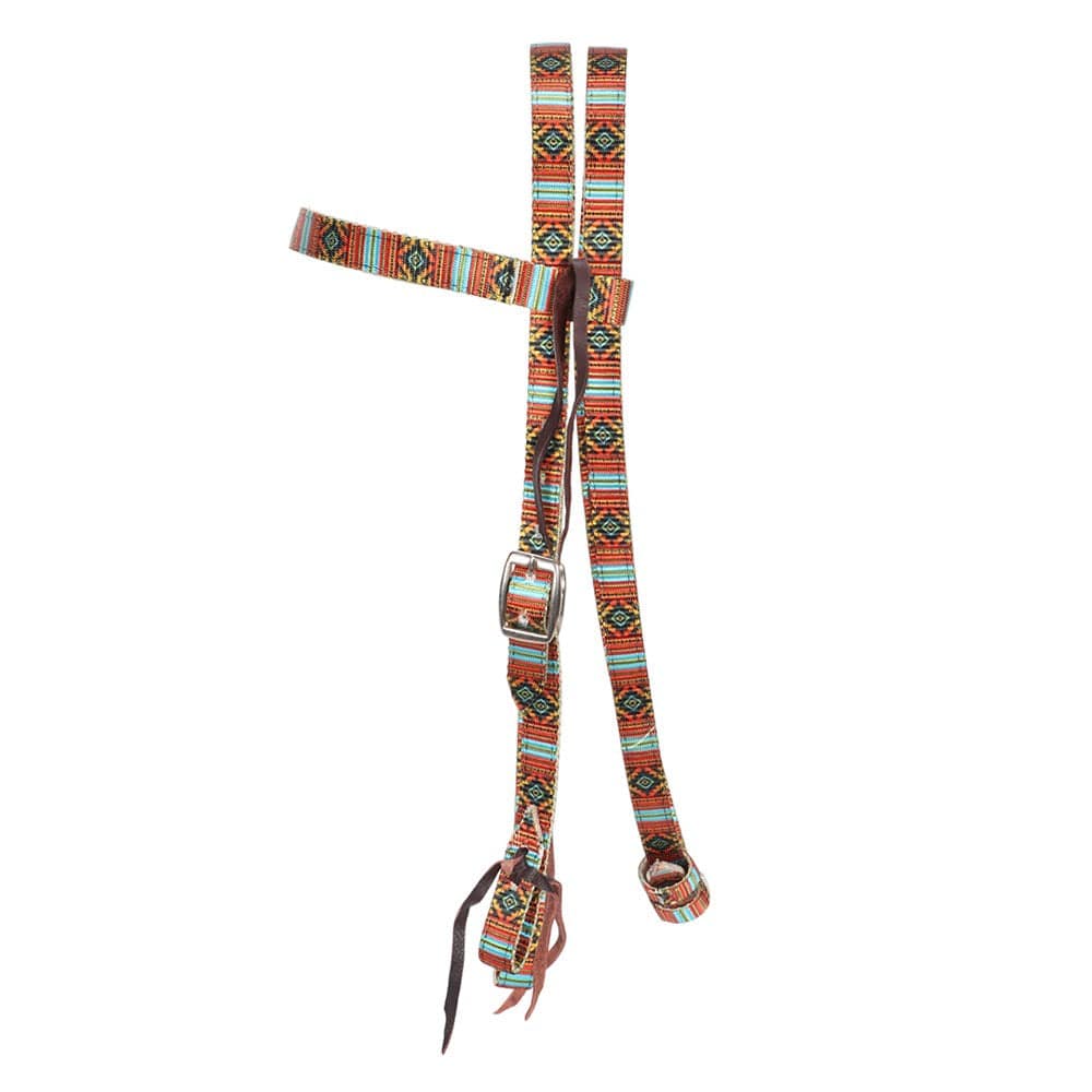 Gympie Saddleworld & Country Clothing Halters Nicoma Fort Worth Printed Headstall Nicoma (FOR3810)