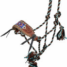 Gympie Saddleworld & Country Clothing Halters Showman Halter & Lead Southwest Flair Mohair Cowboy Knot