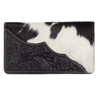 Gympie Saddleworld & Country Clothing Handbags - Wallets Black/White Calama Cowhide Wallet