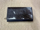 Gympie Saddleworld & Country Clothing Handbags - Wallets Brown/White Cowhide Trifold Wallet