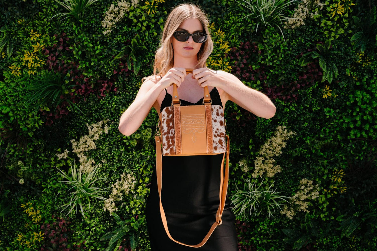 Gympie Saddleworld & Country Clothing Handbags - Wallets Tan Cowhide Handbag Orleans