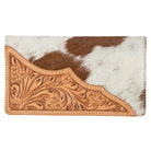 Gympie Saddleworld & Country Clothing Handbags - Wallets Tan/White Calama Cowhide Wallet