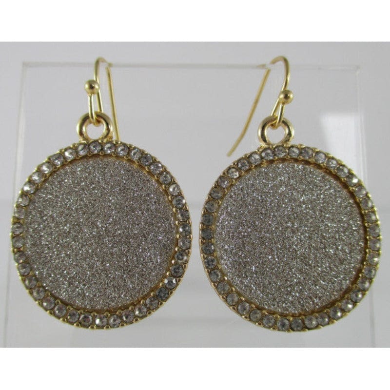 Gympie Saddleworld & Country Clothing Jewellery Glitter Circle Earrings